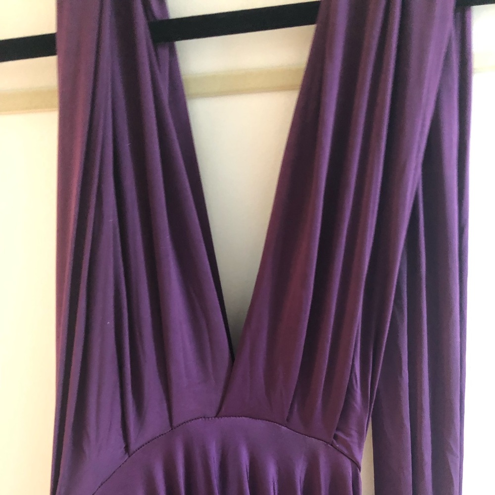 Purple infinity dress
